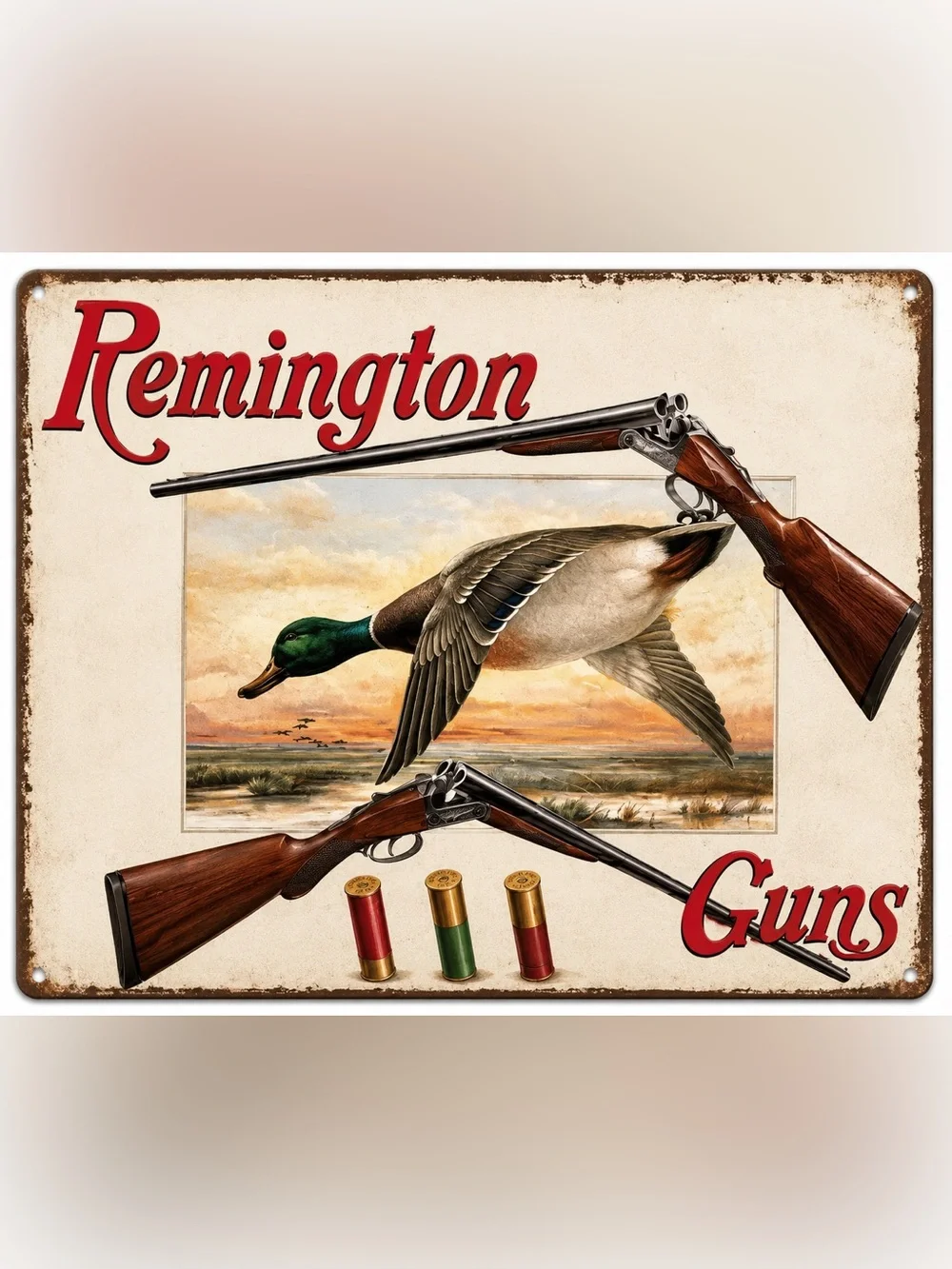 NEW Remington Metal Sign